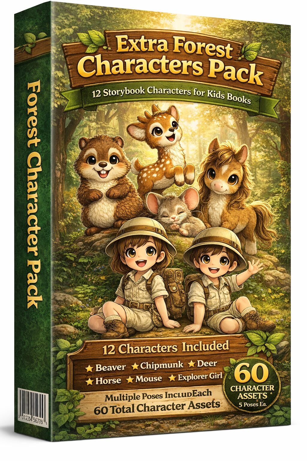 Extra Forest Kids Book Series Starter Pack - Extra Forest Characters Pack - OTO 1 ...