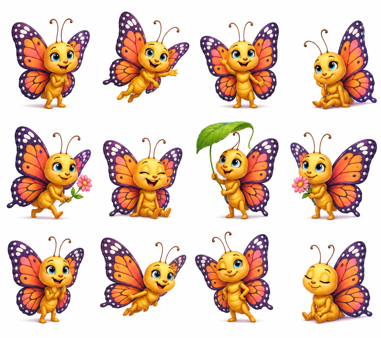 Insect Clipart Collection - 96 Designs - 8 Premium Sheets - Image 3