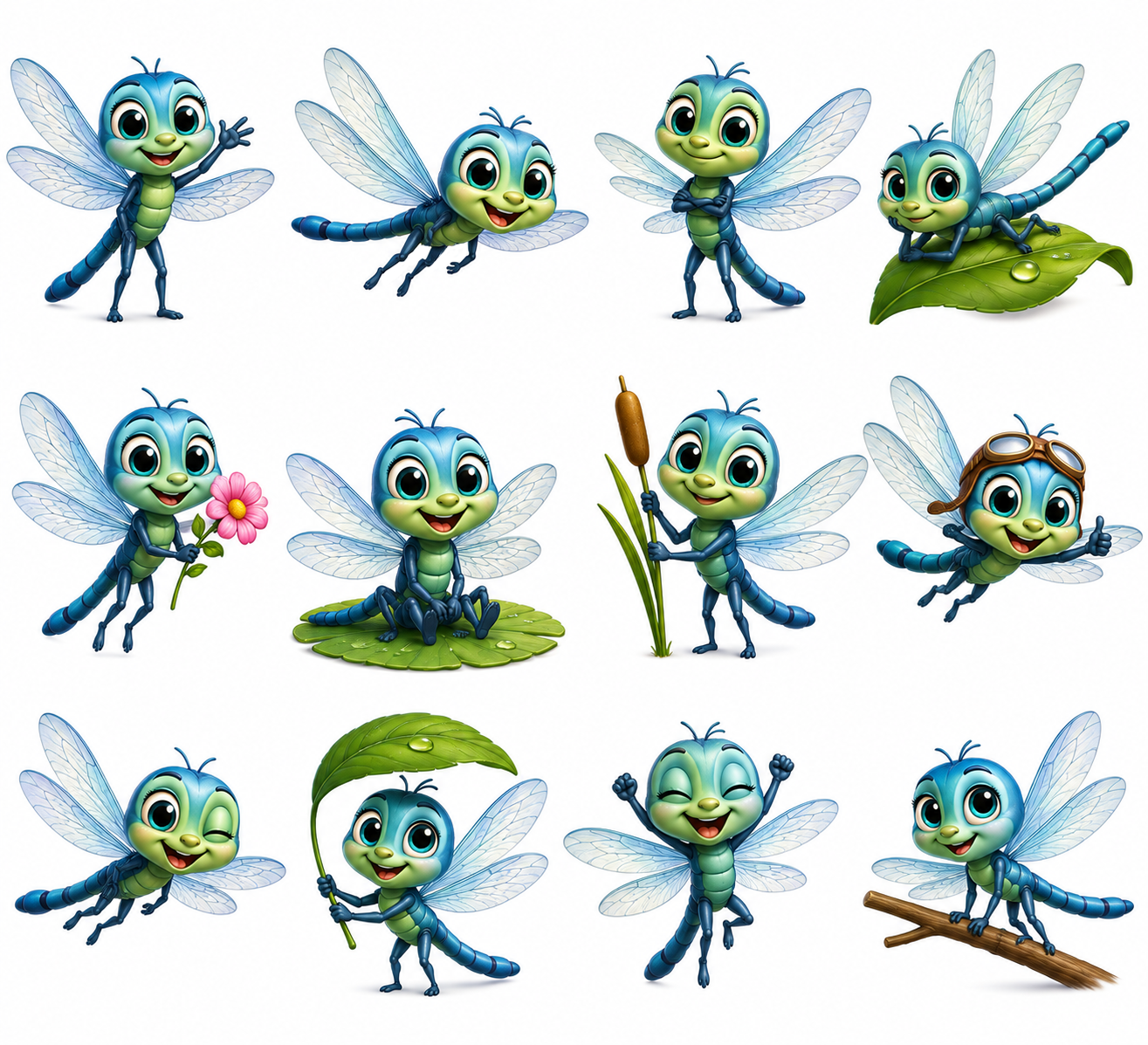 Insect Clipart Collection - 96 Designs - 8 Premium Sheets - Image 5