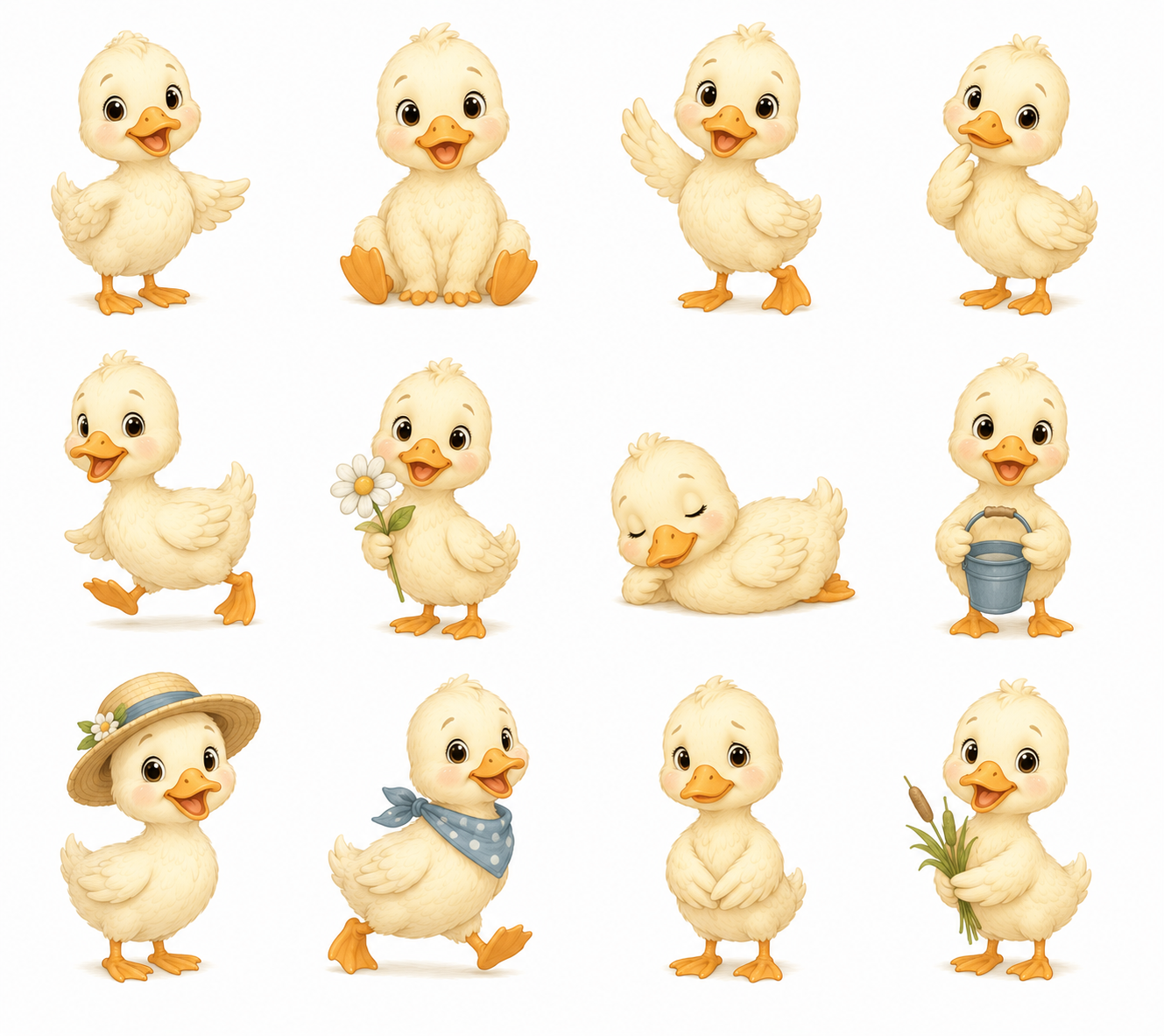 Farm Animals Clipart Collection – 96 Designs, 8 Premium Clipart Sheets - Image 5
