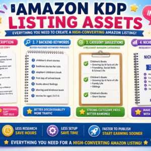 Little Elephants Big Adventures – KDP Book Package