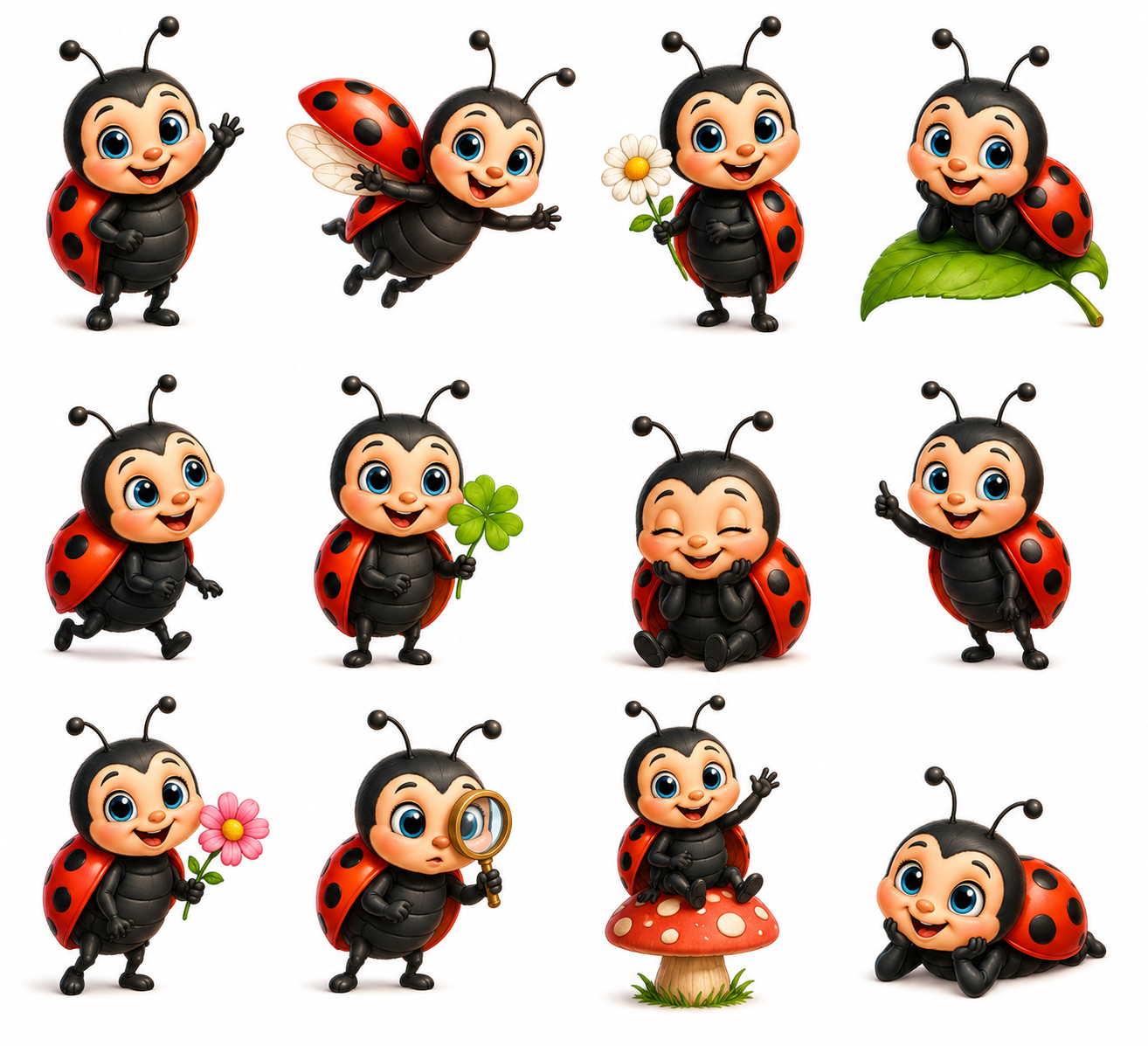 Insect Clipart Collection - 96 Designs - 8 Premium Sheets - Image 8