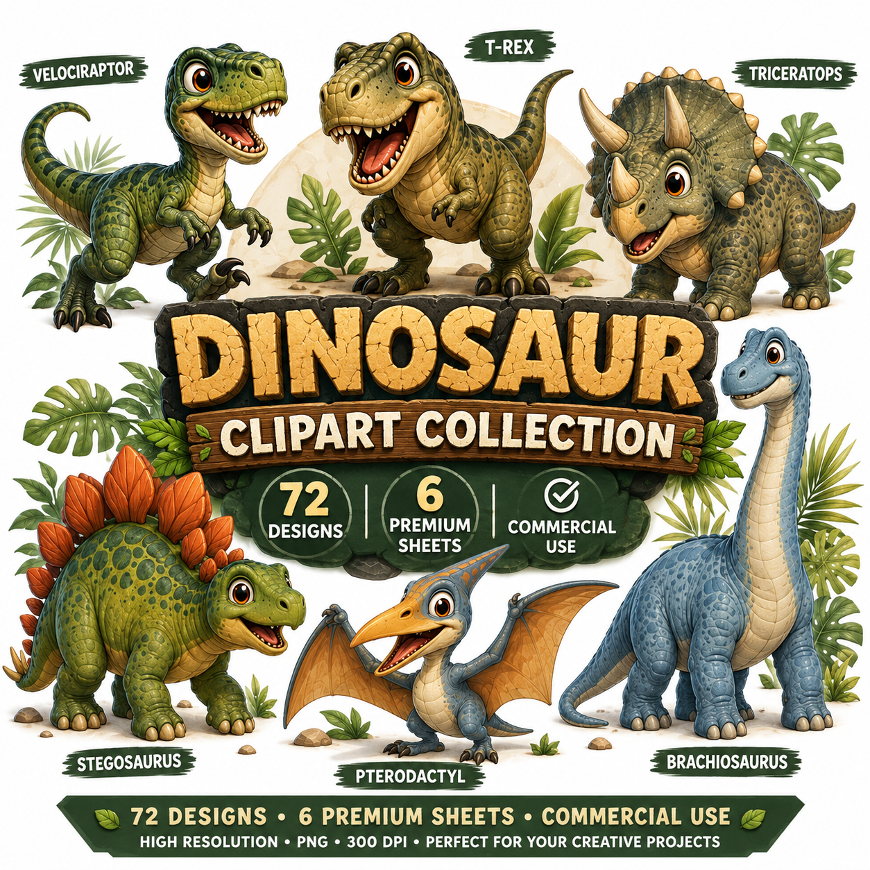 Dinosaur Clipart Collection