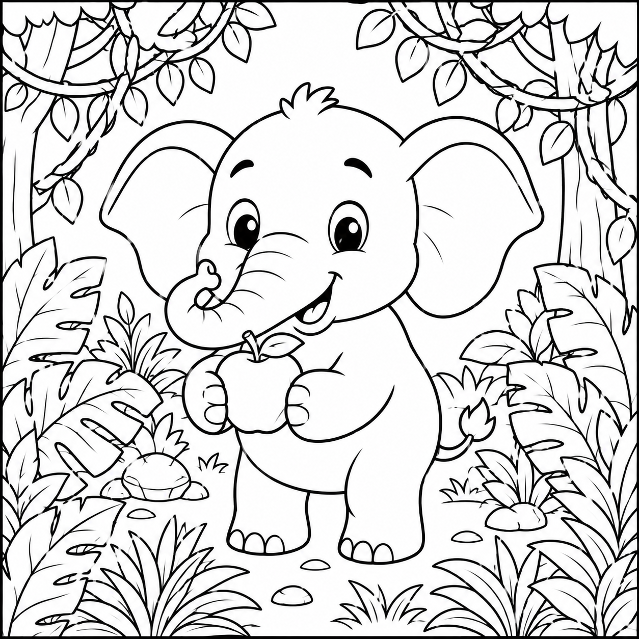 Jungle Colouring Pages Pack – 10 Printable Designs - Image 4