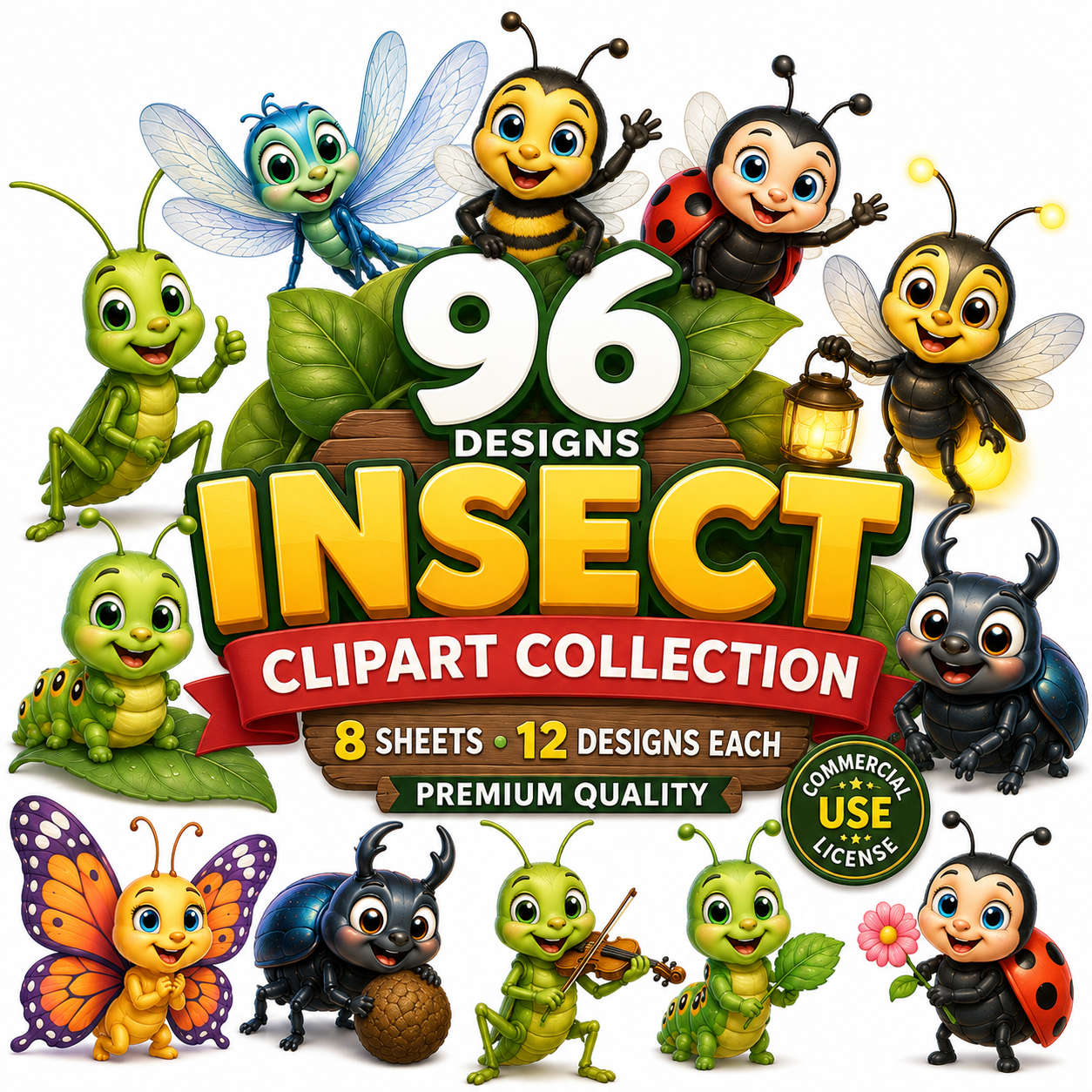 Insect Clipart Collection